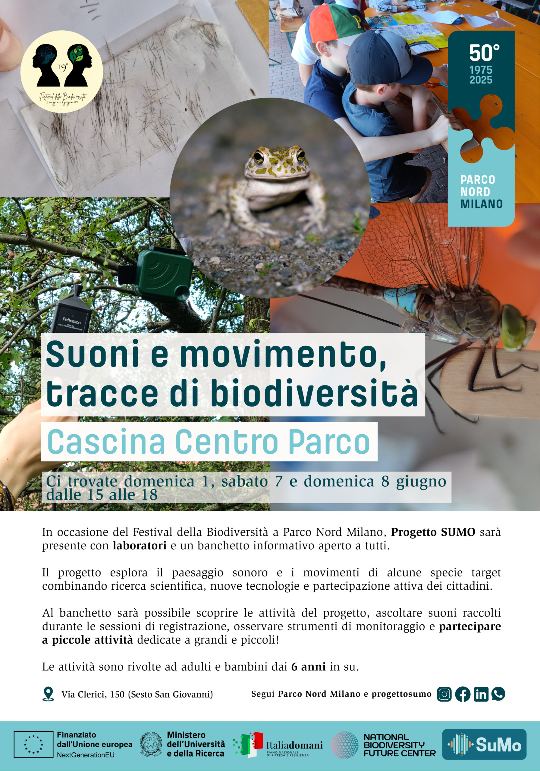 Suoni e movimento, tracce di biodiversità
