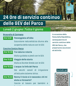 24 ore di servizio delle GEV in occasione della Festa della Repubblica